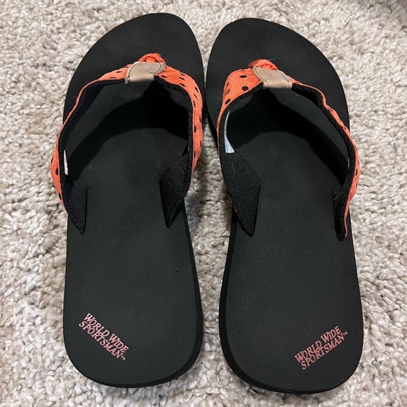 Bass Pro Shops Shoes Bass Pro World Wide Sportsman Coral Polka Dot Wedge Sandal Poshmark